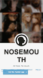 Mobile Screenshot of nosemouth.com